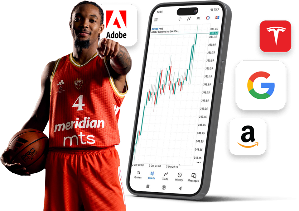 Trading App and Company Logos